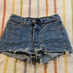 Levi’s 501 Blue Denim Shorts